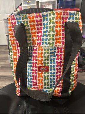 Dickies Multicolor Floral Canvas Tote with Dark Handles